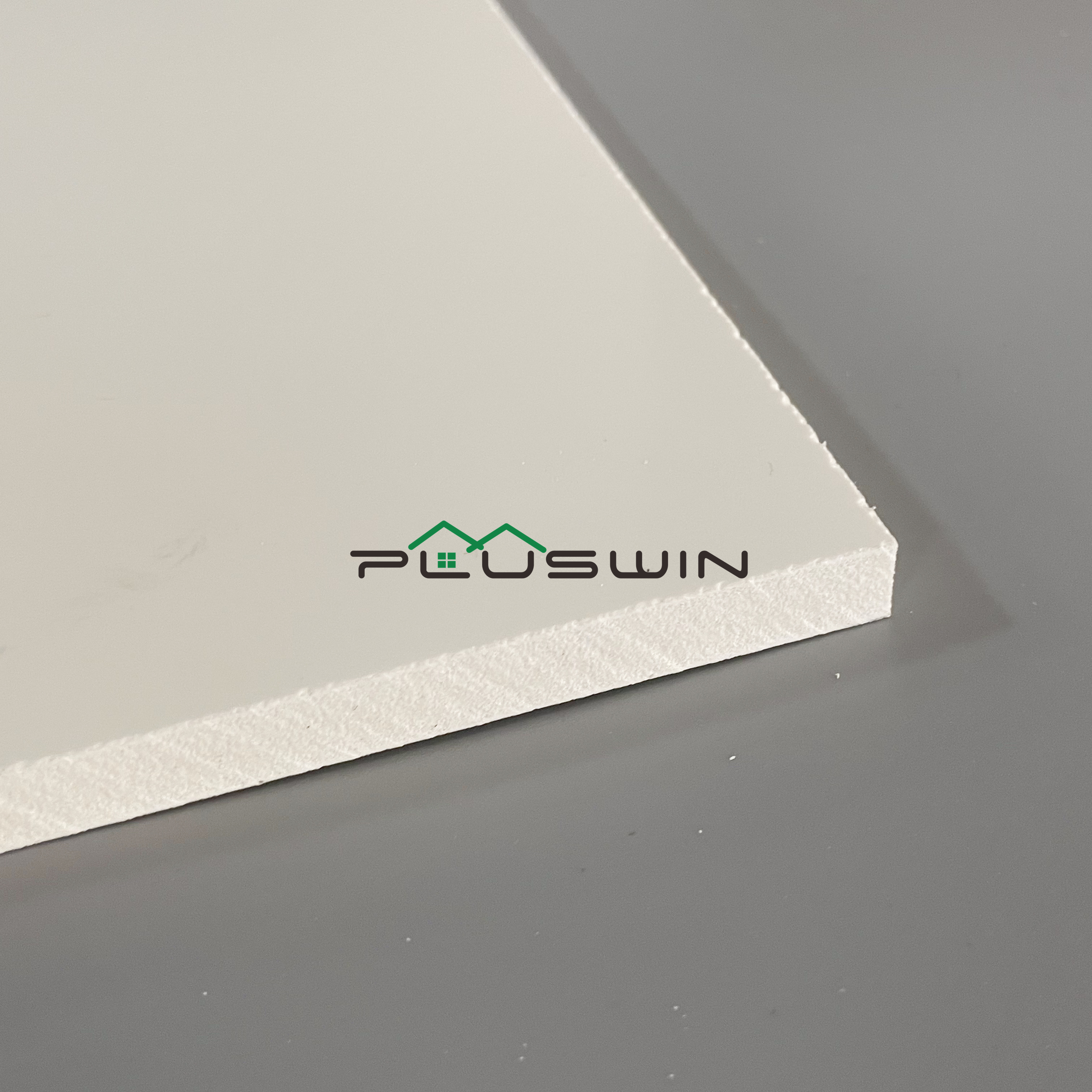 Pluswin 3-30mm Gloss PVC Cabinet Sheet PVC Co-extrusion Foam Board