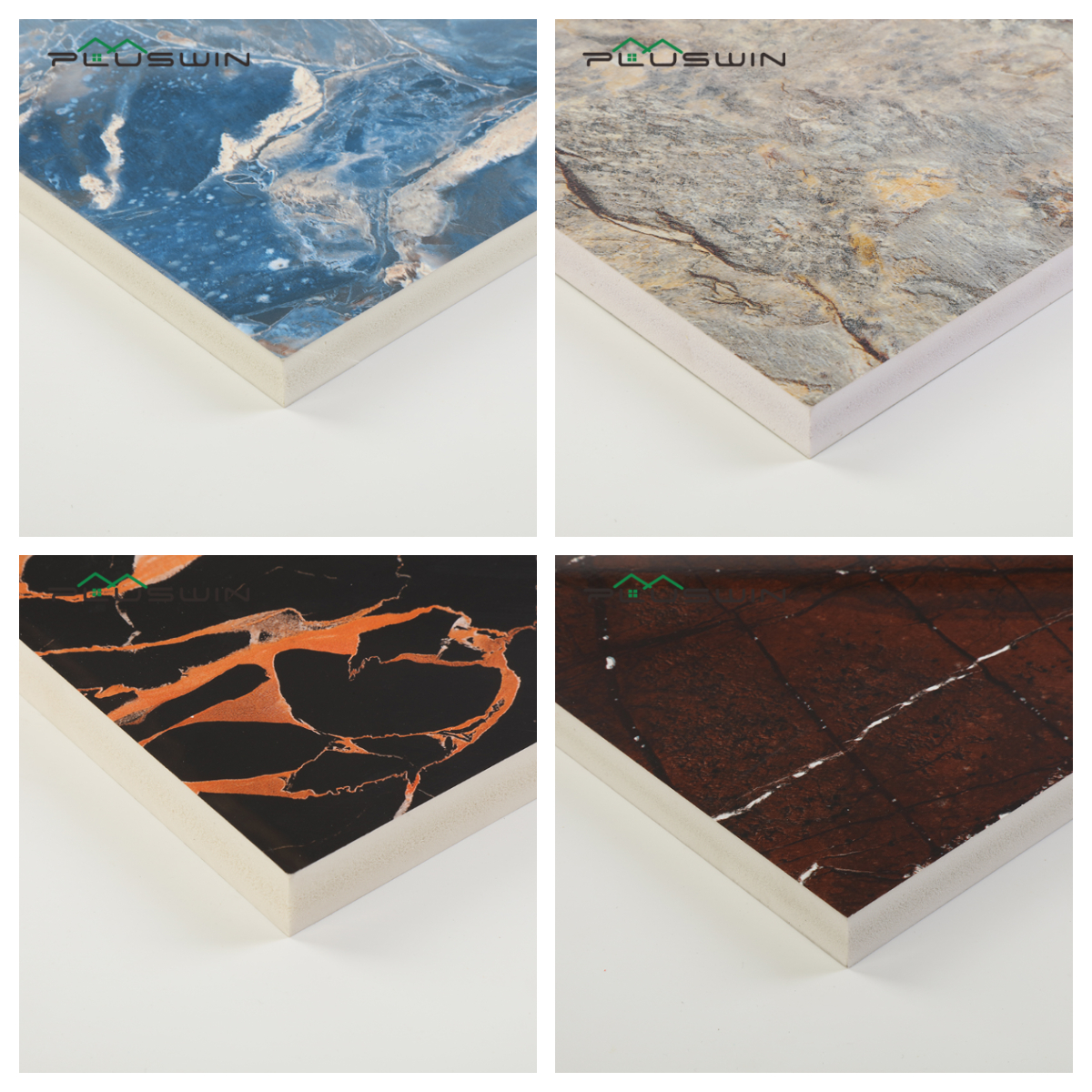 ورقة الرخام PVC 