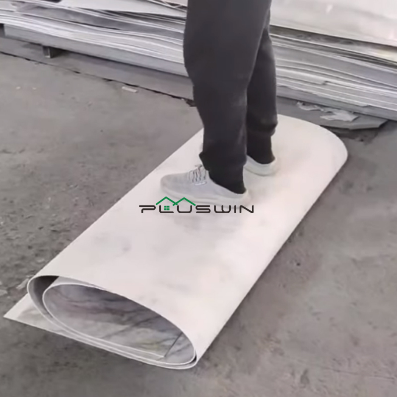 3 مم/4MM عالية الجودة الأشعة فوق البنفسجية مطلية بلوحة الجدار الرخام PVC PVC