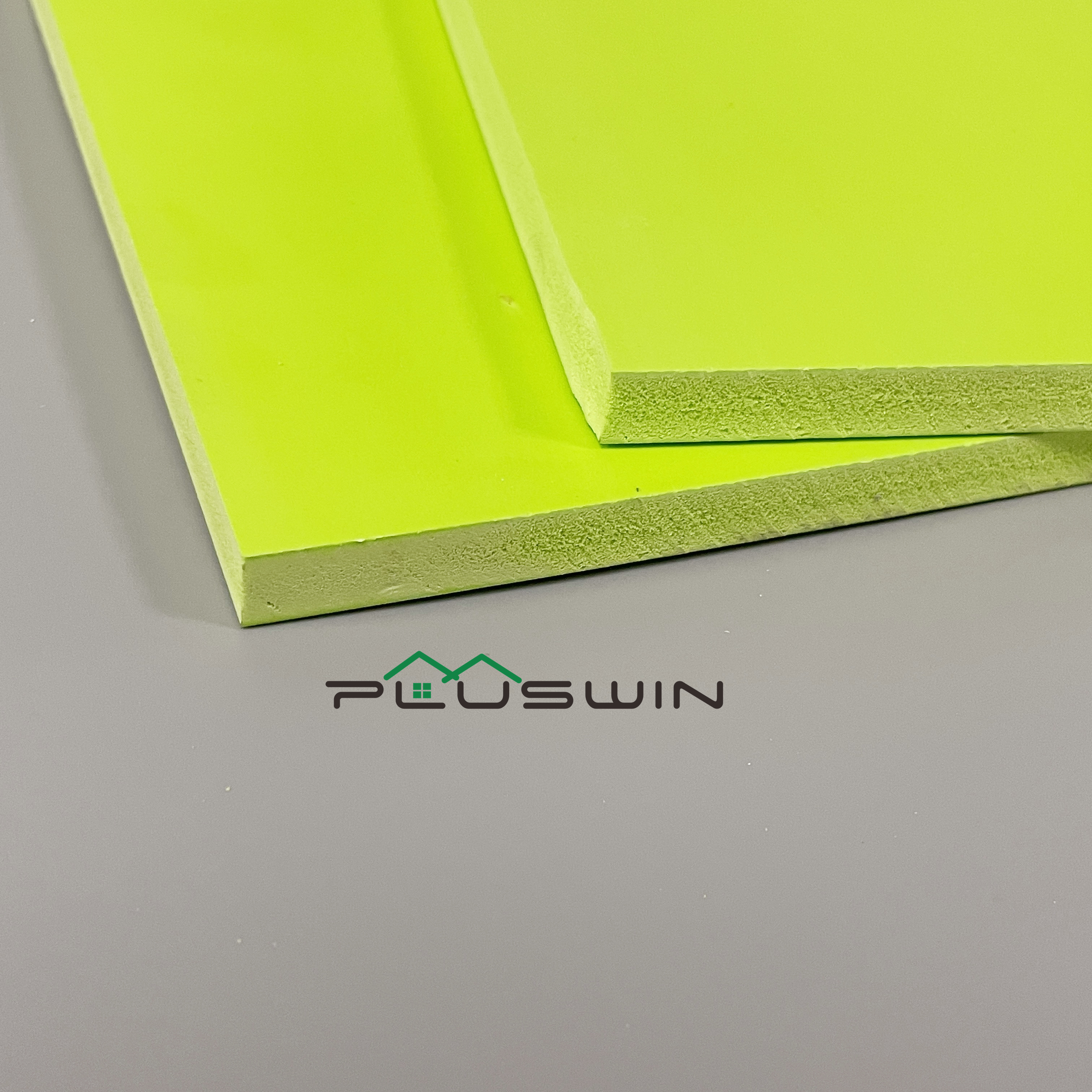 ألوان اللون الأخضر PVC Foam Board Celuka PVC Foam Sheet 4'x8 'Size 