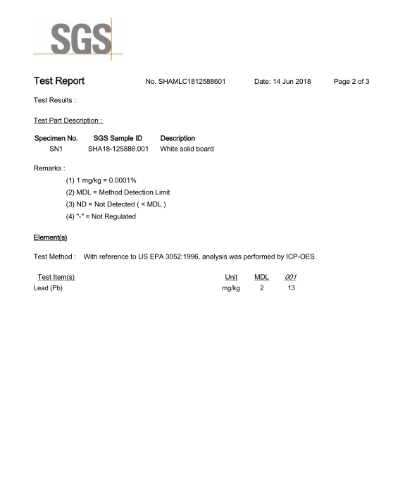 خالية من الرصاص